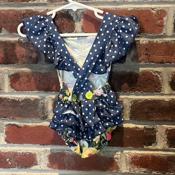 Ruffle Floral Sunsuit - Picture 4 of 5